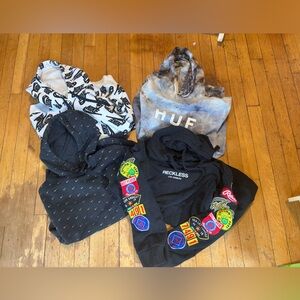 Men’s sweatshirt bundle see description various sizes